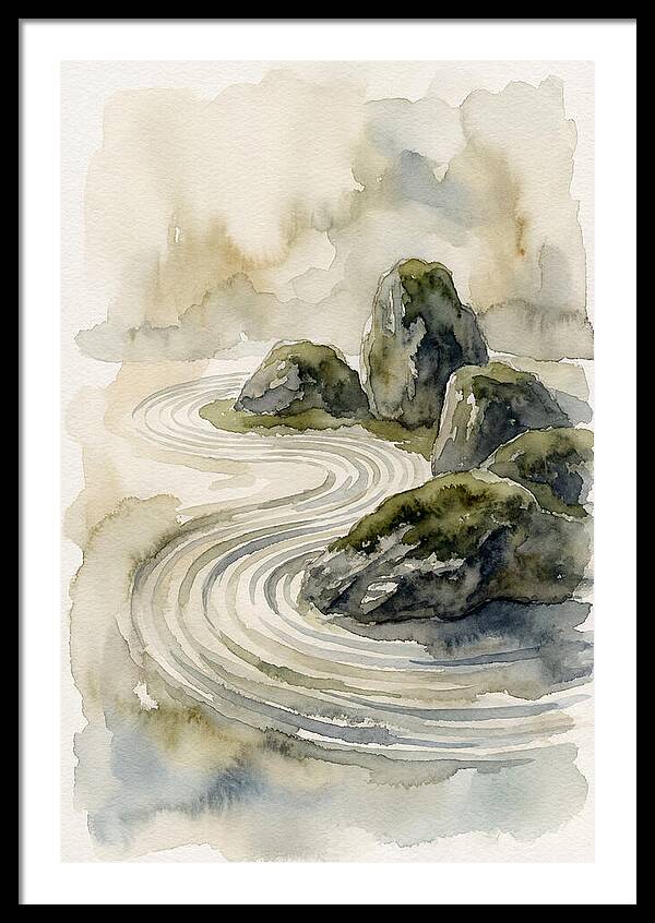Zen Rock Garden Serenity
