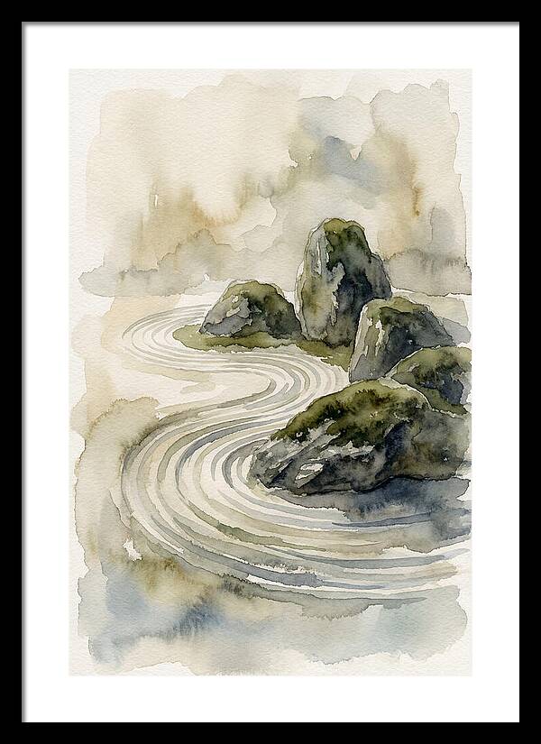 Zen Rock Garden Serenity