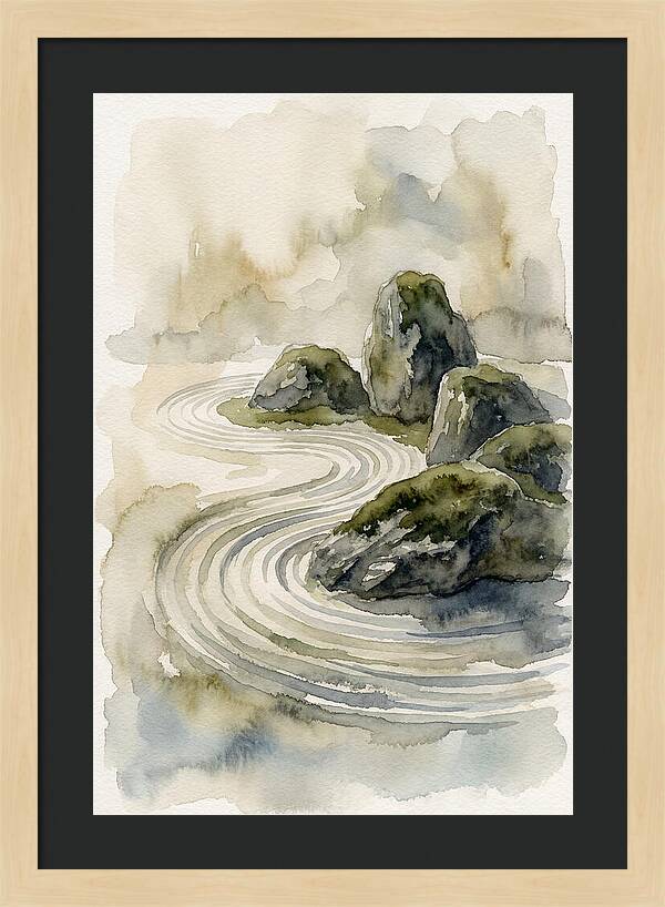 Zen Rock Garden Serenity