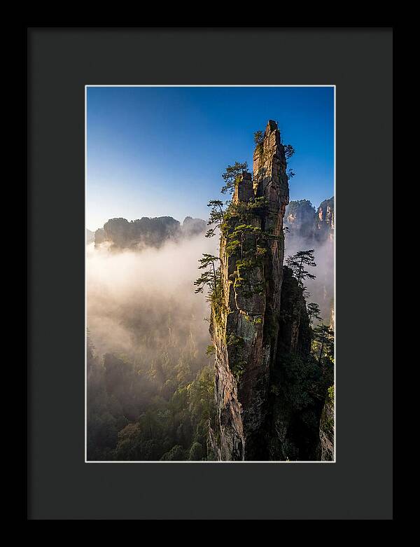 Zhangjiajie Pillar In Mist