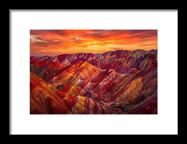 Zhangye Danxia Sunset Splendor