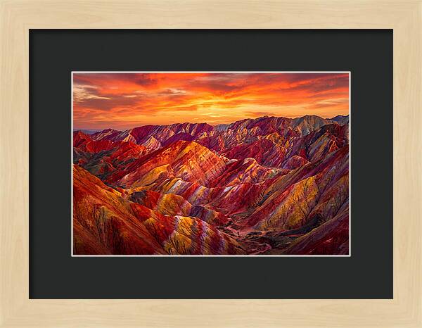 Zhangye Danxia Sunset Splendor