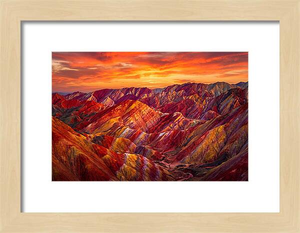 Zhangye Danxia Sunset Splendor