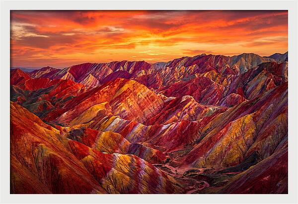 Zhangye Danxia Sunset Splendor