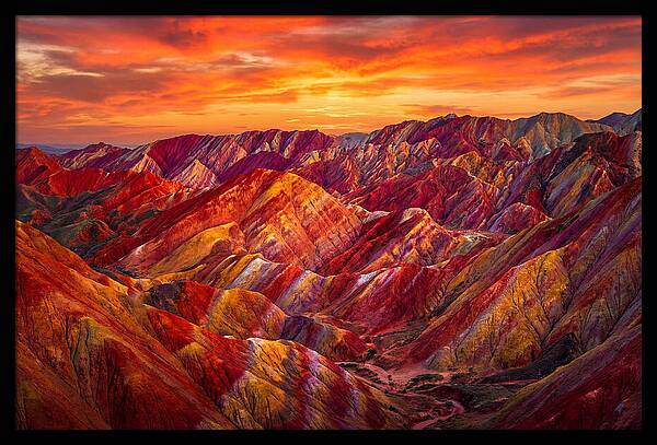 Zhangye Danxia Sunset Splendor