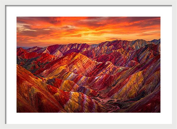 Zhangye Danxia Sunset Splendor