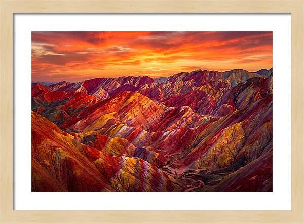 Zhangye Danxia Sunset Splendor