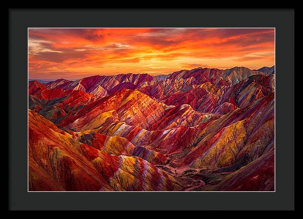 Zhangye Danxia Sunset Splendor