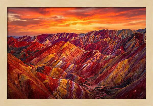 Zhangye Danxia Sunset Splendor