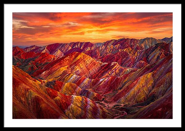 Zhangye Danxia Sunset Splendor