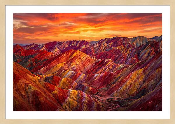 Zhangye Danxia Sunset Splendor