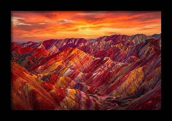 Zhangye Danxia Sunset Splendor