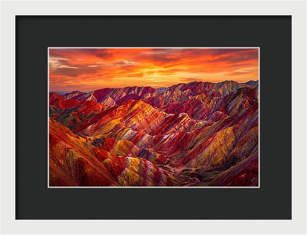 Zhangye Danxia Sunset Splendor