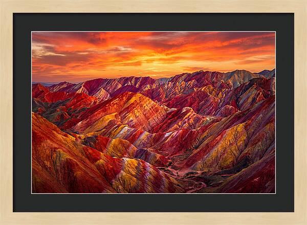 Zhangye Danxia Sunset Splendor