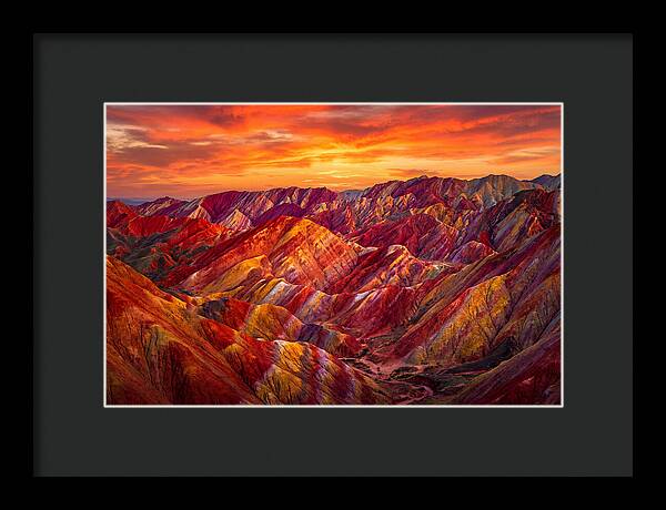 Zhangye Danxia Sunset Splendor