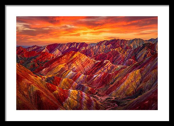 Zhangye Danxia Sunset Splendor