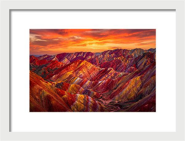 Zhangye Danxia Sunset Splendor