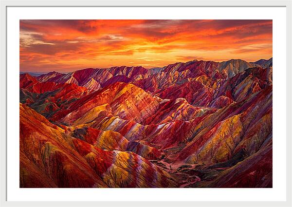 Zhangye Danxia Sunset Splendor