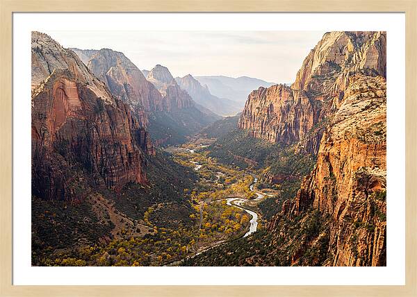 Zion Canyon From Angels Landing