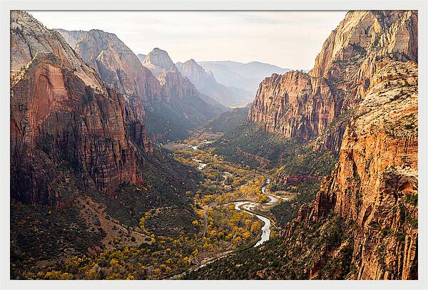 Zion Canyon From Angels Landing