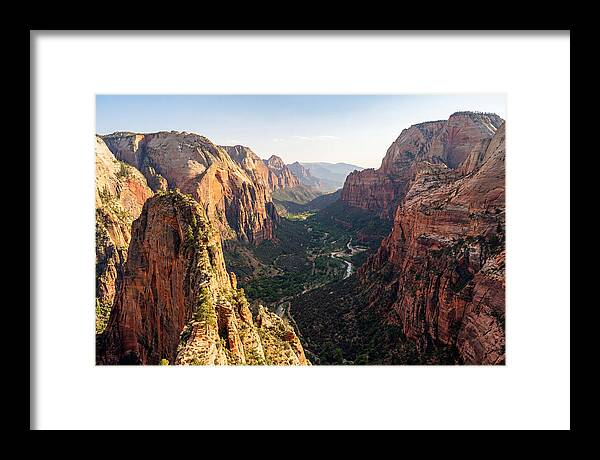 Zion Canyon From Angels Landing Summit