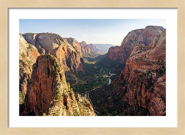 Zion Canyon From Angels Landing Summit