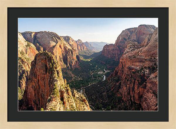 Zion Canyon From Angels Landing Summit