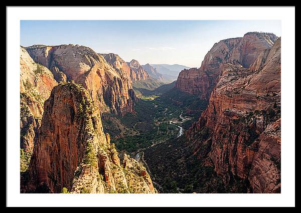 Zion Canyon From Angels Landing Summit