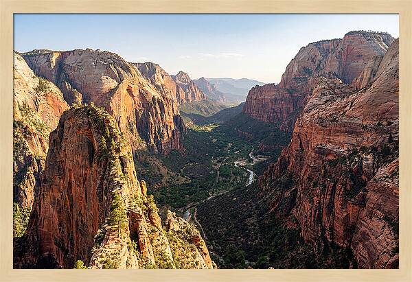 Zion Canyon From Angels Landing Summit