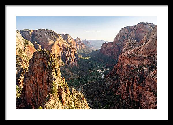 Zion Canyon From Angels Landing Summit
