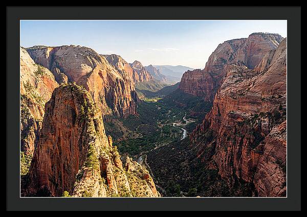 Zion Canyon From Angels Landing Summit