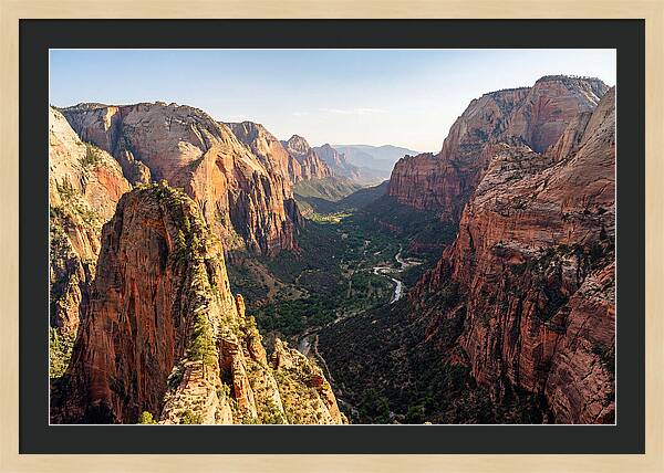 Zion Canyon From Angels Landing Summit