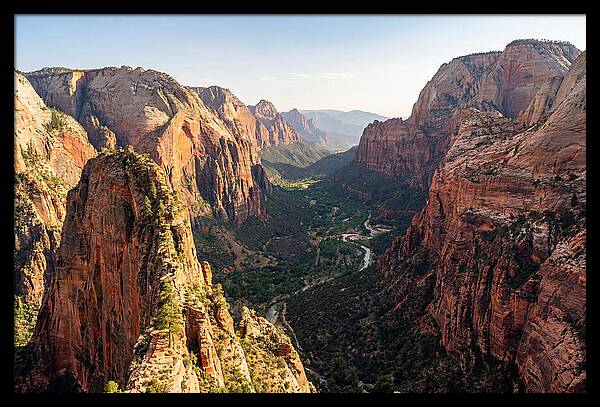 Zion Canyon From Angels Landing Summit