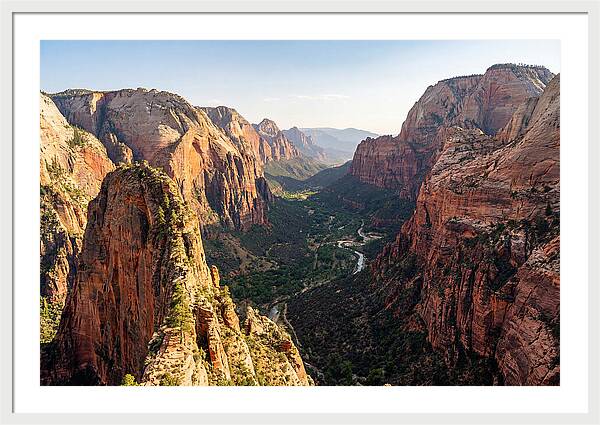 Zion Canyon From Angels Landing Summit