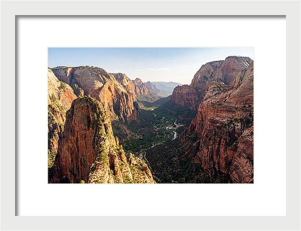 Zion Canyon From Angels Landing Summit