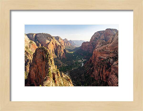 Zion Canyon From Angels Landing Summit
