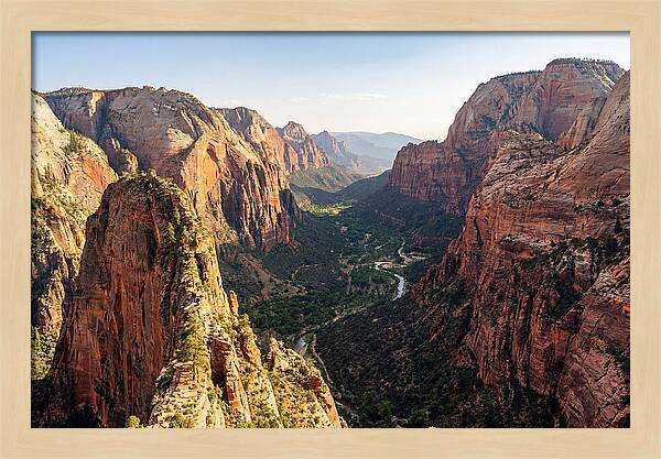 Zion Canyon From Angels Landing Summit
