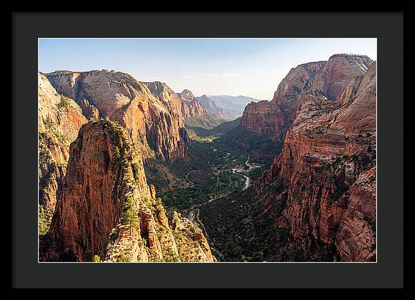 Zion Canyon From Angels Landing Summit