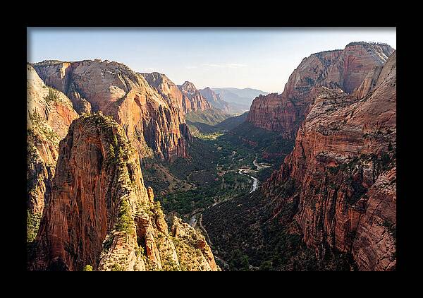 Zion Canyon From Angels Landing Summit