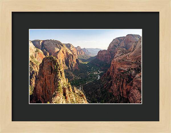 Zion Canyon From Angels Landing Summit