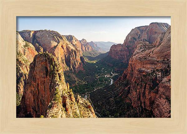 Zion Canyon From Angels Landing Summit