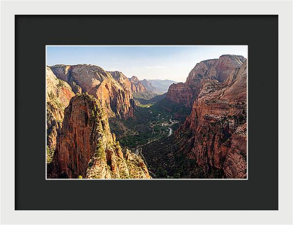 Zion Canyon From Angels Landing Summit