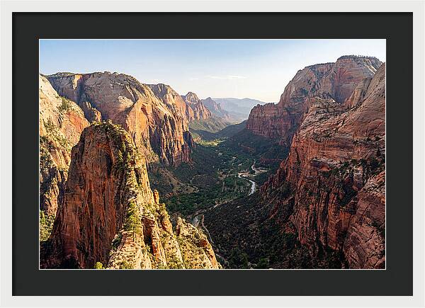 Zion Canyon From Angels Landing Summit