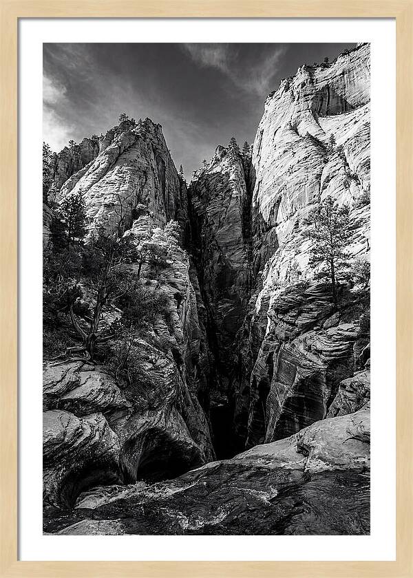 Zion Narrows Water Carved Stone