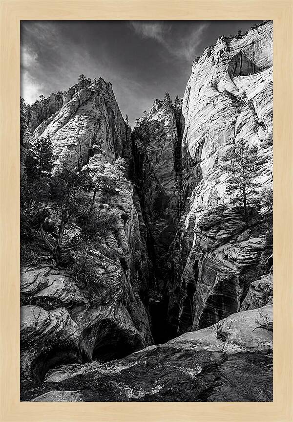 Zion Narrows Water Carved Stone