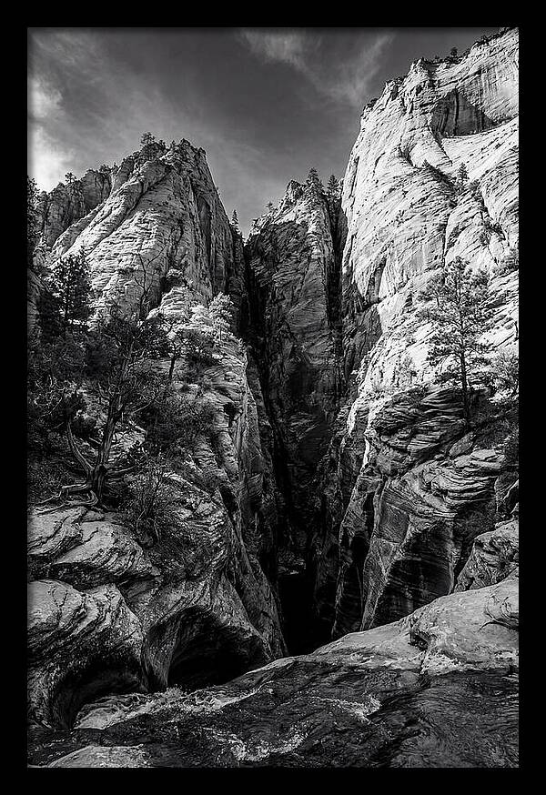 Zion Narrows Water Carved Stone