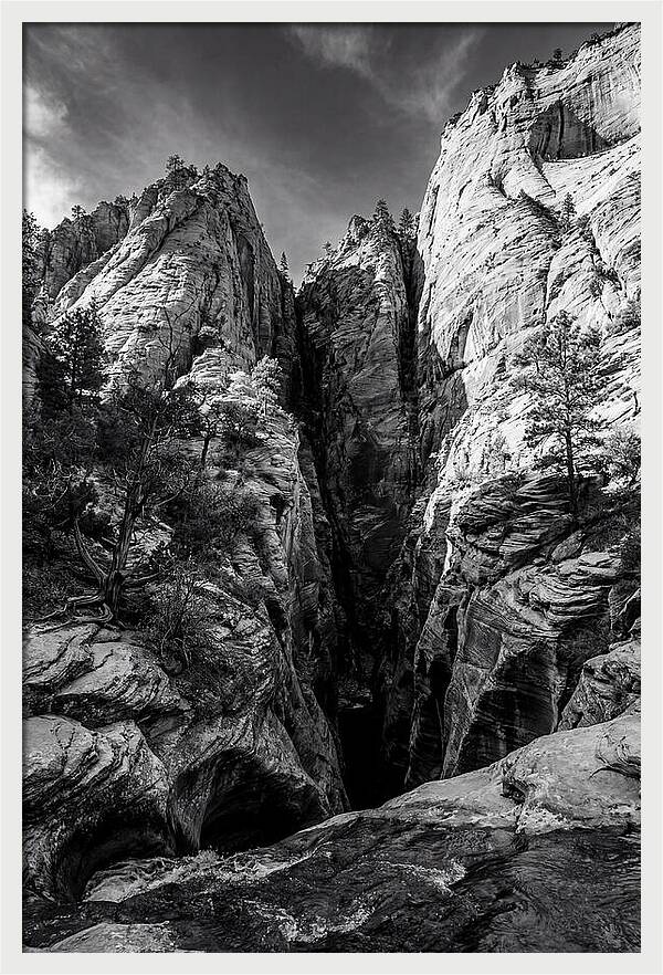 Zion Narrows Water Carved Stone