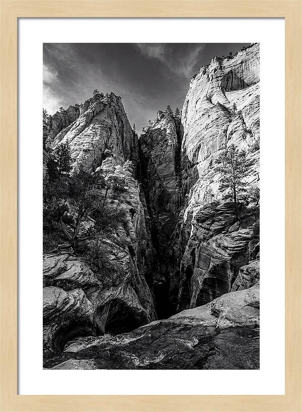 Zion Narrows Water Carved Stone