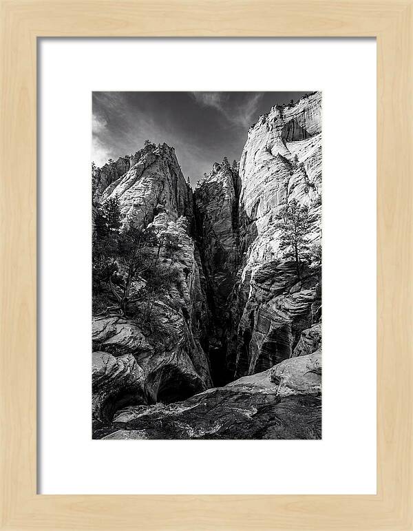 Zion Narrows Water Carved Stone