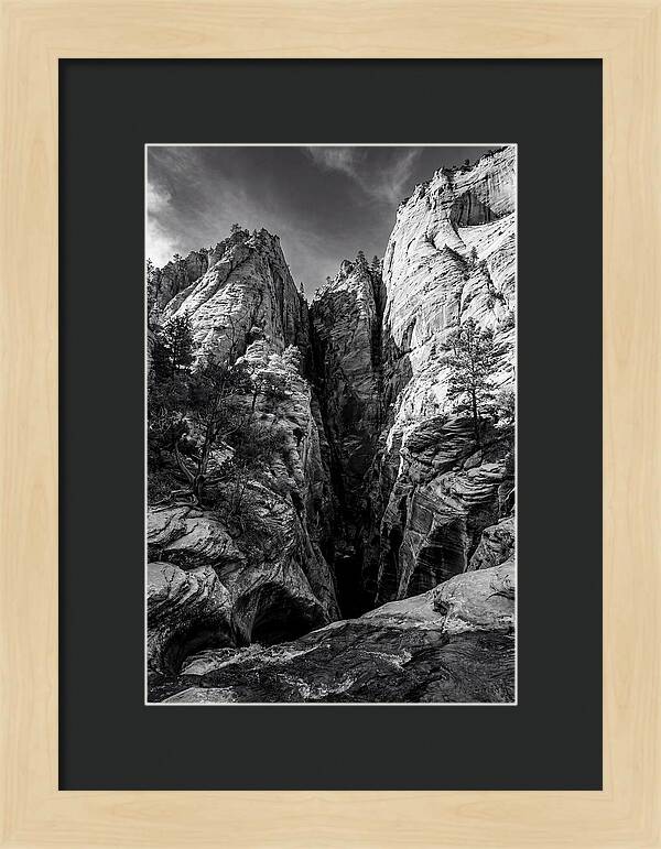 Zion Narrows Water Carved Stone